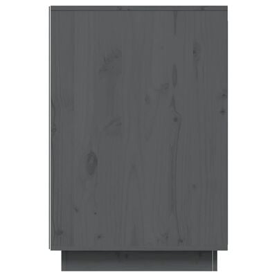 vidaXL Bureau 140x50x75 cm massief grenenhout grijs
