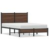 vidaXL Bedframe zonder matras metaal bruin eikenkleurig 120x190 cm