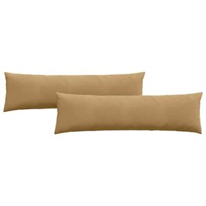 vidaXL Sofa Kussens 2 stuks Bruin 145 x 40 cm Cordstof