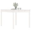 vidaXL Tuintafel 121x82,5x76 cm massief grenenhout wit