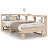 vidaXL Bed met boekenkast zonder matras massief grenenhout 90x190 cm