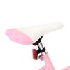 vidaXL Kinderfiets met voordrager 20 inch roze en zwart
