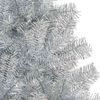 vidaXL Kerstboom met 300 LED met standaard Zilver 180 cm PET