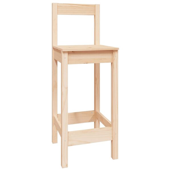 vidaXL 5-delige Barset massief grenenhout