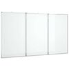 vidaXL Whiteboard magnetisch inklapbaar 150x100x1,7 cm aluminium