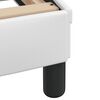 vidaXL Bedframe "Dover" kunstleer wit 120x200 cm