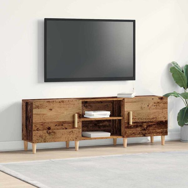 vidaXL TV-kast Oud hout 150 x 30 x 50 cm Bewerkt hout