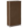 Stoffen schoenenrek met hoes 58 x 28 x 106 cm bruin