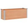 vidaXL Verhoogde plantenbak Bruin 150 x 50 x 54 cm WPC en Aluminium