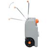 vidaXL Watertank op wielen 25 L grijs