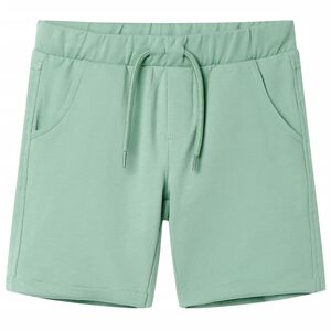 Kindershorts met trekkoord 140 lichtkaki