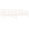 vidaXL Slaapbank massief grenenhout wit 90x200 cm
