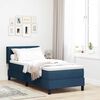 vidaXL Boxspringbed met matras met matras Blauw 80 x 200 cm