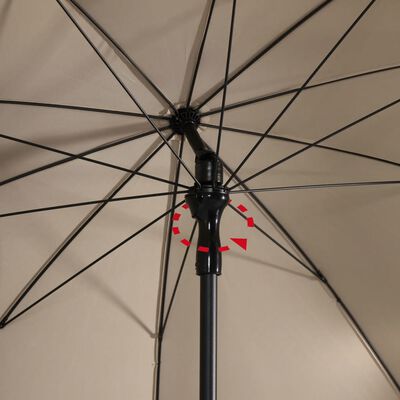 Madison Parasol Patmos Luxe rechthoekig 210x140 cm ecru