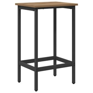 vidaXL Barkruk Artisanaal eiken 40 x 32 x 64 cm Bewerkt hout