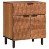 vidaXL Nachtkastje Bruin 50 x 33 x 60 cm Massief Mango Hout