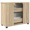 vidaXL Badkamer Kast met lade Sonoma Eiken 76,5 x 35 x 64 cm