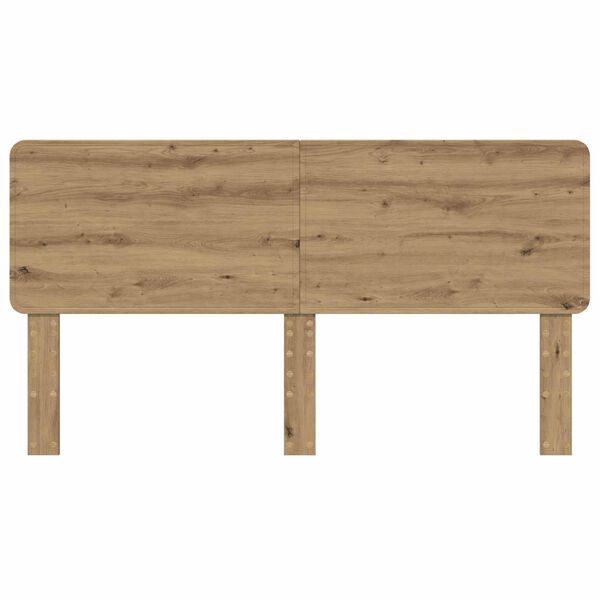 vidaXL Hoofdbord Artisan Eiken 200 cm Bewerkt hout