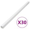 vidaXL Kabelgoot 40x40 mm 30 m PVC
