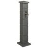 vidaXL Tuin Tanker Antraciet 26 x 26 x 101 cm PE