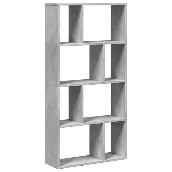 vidaXL Boekenkast 60x20x120 cm bewerkt hout betongrijs