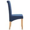 vidaXL Eetkamerstoelen 4 st stof blauw