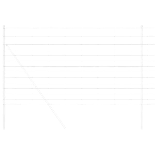 vidaXL Weidehekwerk Zilver 25 x 1.4 m Gegalvaniseerd staal