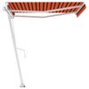 vidaXL Luifel vrijstaand automatisch 350x250 cm oranje en bruin