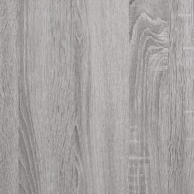 vidaXL Nachtkastje 34x35,5x50 cm bewerkt hout grijs sonoma