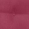 vidaXL Rugkussen Wijnrood 45 x 24 x 50 cm Fluweel