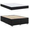 vidaXL Bedframe met matras Zwart 140 x 200 cm Stof