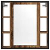 vidaXL Badkamerspiegelkast 60x16x60 cm spaanplaat oud hout