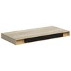 vidaXL Wandschappen zwevend 4 st 50x23x3,8 cm MDF eikenkleurig
