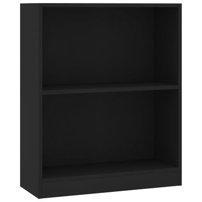 vidaXL Boekenkast 60x24x76 cm bewerkt hout zwart