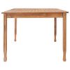 vidaXL Tuintafel 200x100x75 cm massief teakhout