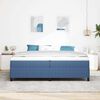 vidaXL Boxspringbed Blauw 200 x 200 cm Fluweel