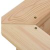 vidaXL Plantenbak verhoogd 200x50x80 cm 19 mm grenenhout