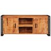 vidaXL TV-kast met plank Bruin 120 x 33 x 50 cm Massief acaciahout
