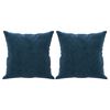 vidaXL Sierkussens 2 st 40x40 cm fluweel blauw