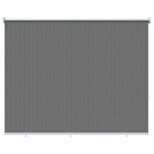 vidaXL Buitenrolgordijn 90% UV-blok Lichtgrijs 120 x 140 cm HDPE
