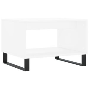 vidaXL Salontafel 60x50x40 cm bewerkt hout wit