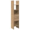 vidaXL Boekenkast artisanaal eikenkleurig 40 x 35 x 180 cm