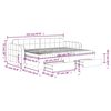 vidaXL Slaapbank onderschuifbed en lades 80x200 cm fluweel donkergroen