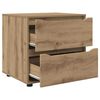 vidaXL Opbergkast Artisan Eiken 60 x 48 x 57 cm Bewerkt hout