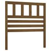 vidaXL Hoofdbord 96x4x100 cm massief grenenhout honingbruin