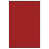 vidaXL Deurmat Rood en Zwart 120 x 180 cm 100% Polyamide