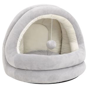 vidaXL Kattenmand 40x40x35 cm grijs en cr&egrave;mekleurig