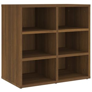 vidaXL Schoenenkast 52,5x30x50 cm bruin eikenkleur