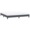 vidaXL Bedframe zonder matras 200x220 cm fluweel donkergrijs