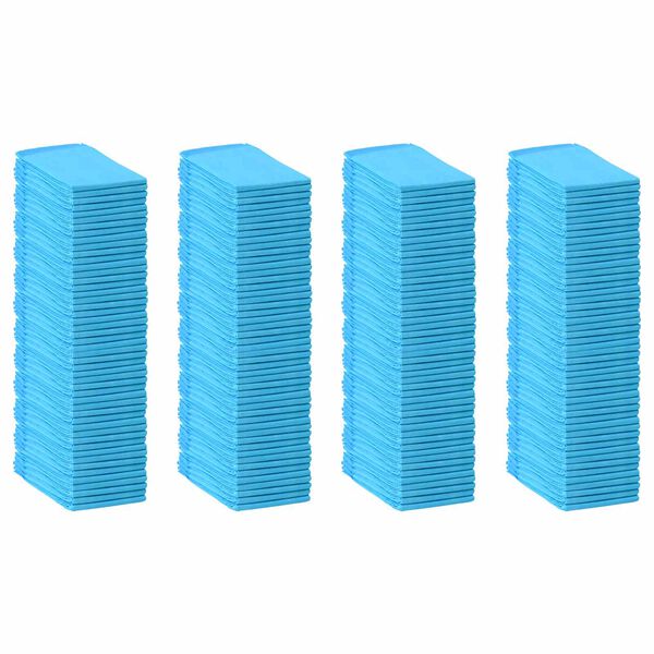 vidaXL Trainingspad voor Huisdieren 200 pcs Blauw en Wit 120 x 80 cm